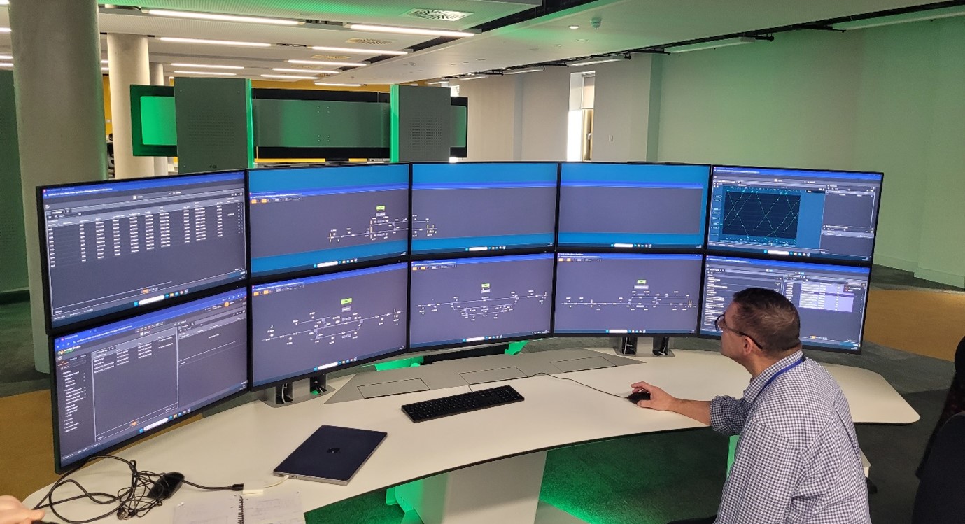 Level 1 Signalling Control – typical signaller workstation