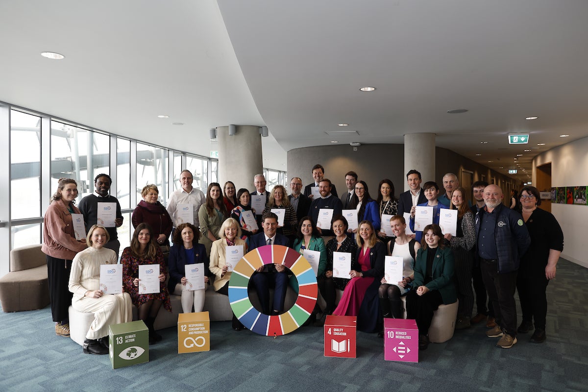 Group photo of Sustainable Development Goal (SDG) Champions