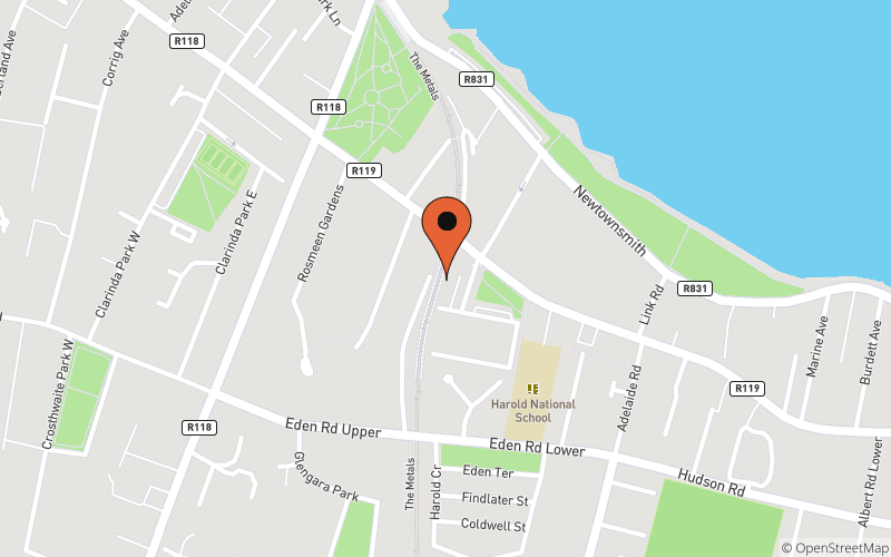 Cuas an Ghainimh agus Glas Tuathail map