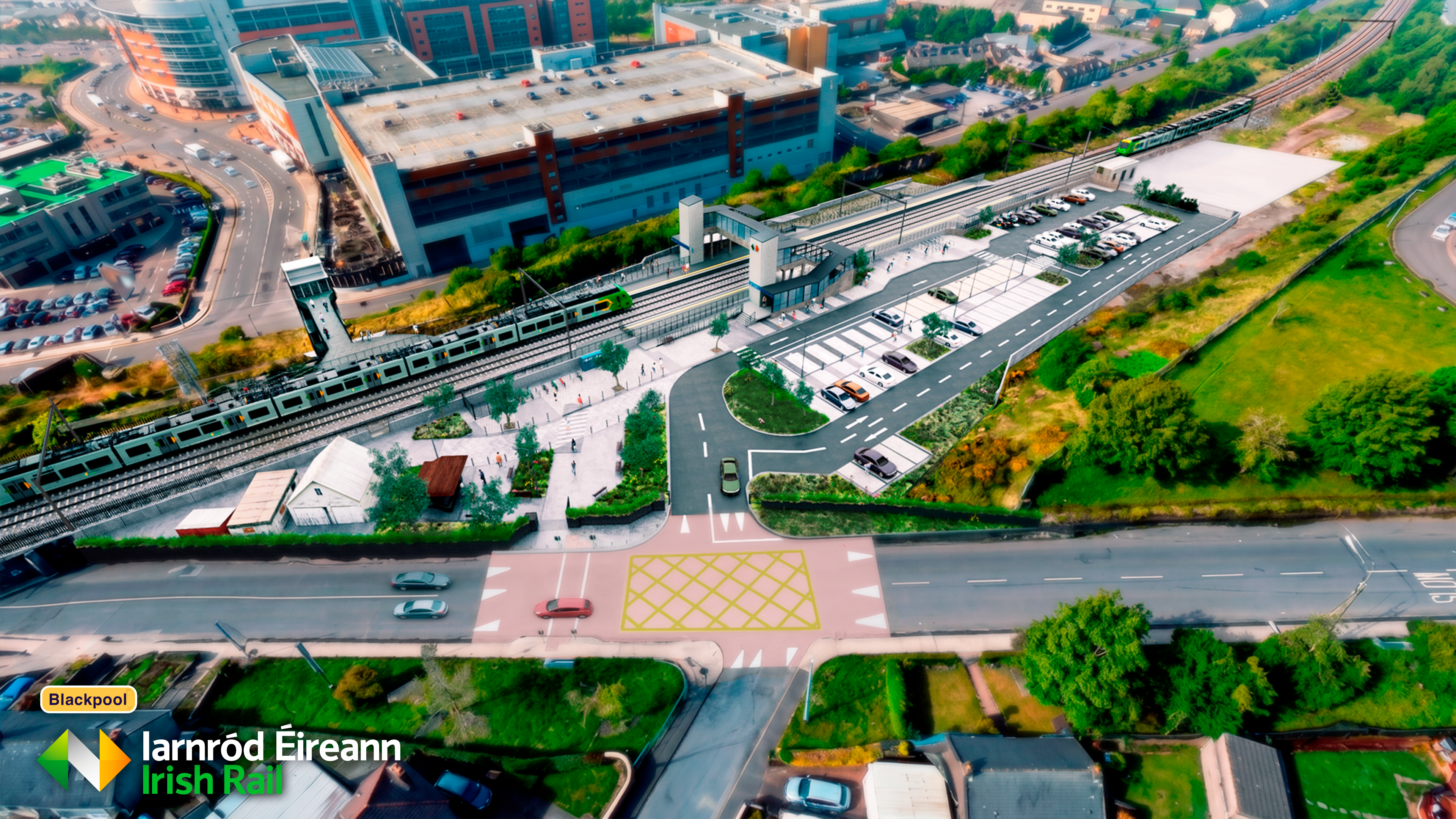 The proposed station at Blackpool, Cork.