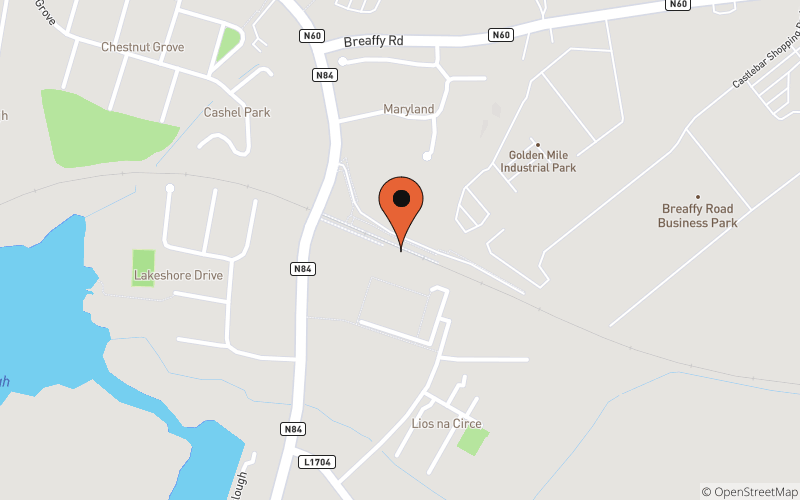 Caisleán an Bharraigh map