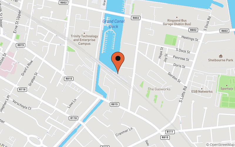 Dug na Canálach Móire map