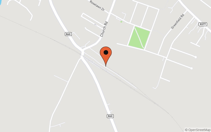 An Caisleán Riabhach map