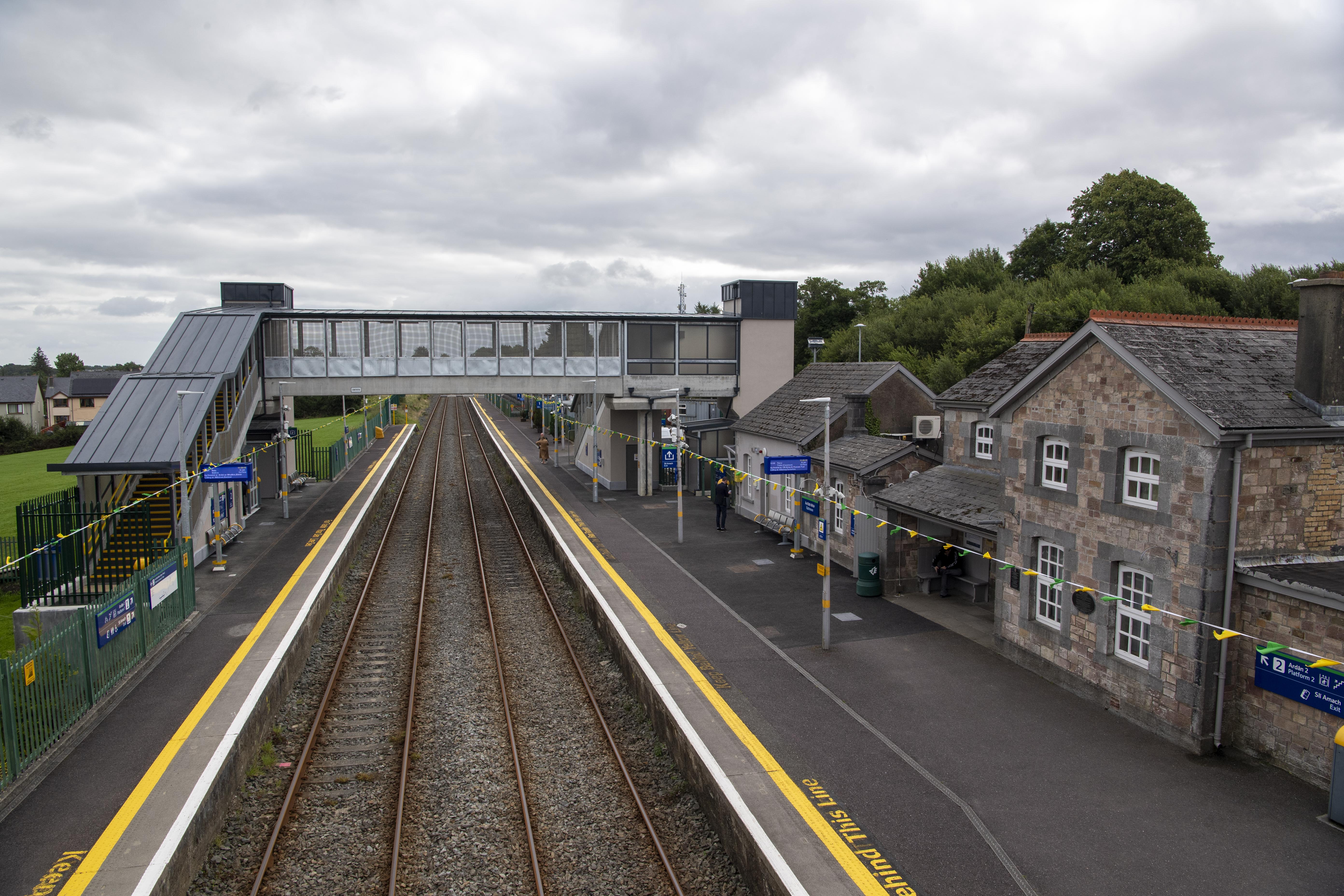 New footbridge at Rathmore station