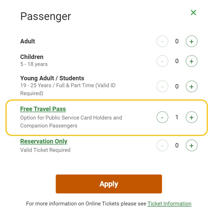 booking train tickets with travel pass